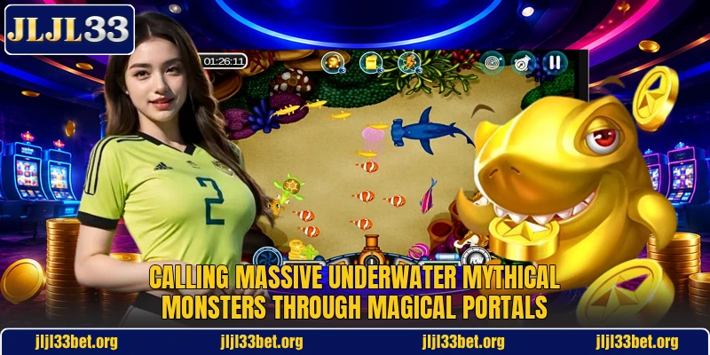Calling massive underwater mythical monsters through magical portals