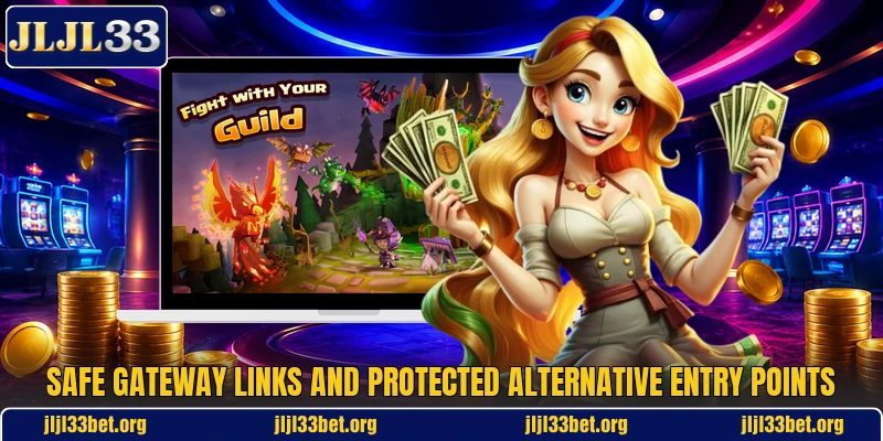 Safe gateway links and protected alternative entry points
