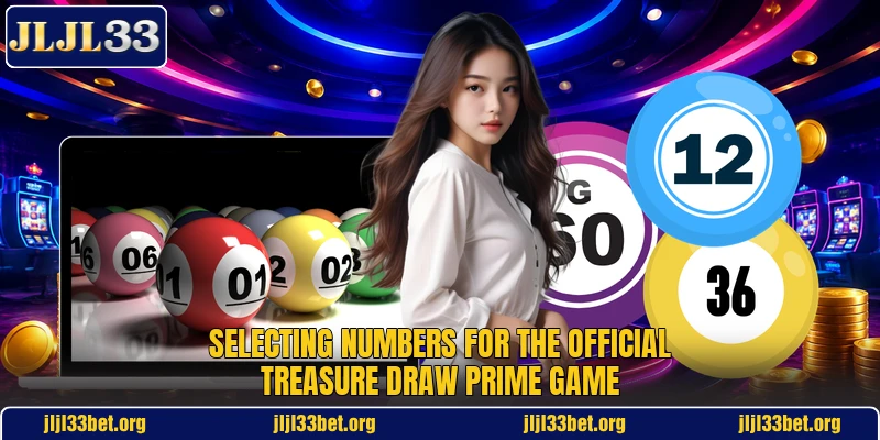 Selecting numbers for the official Treasure Draw Prime game