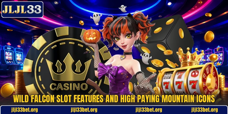 Wild Falcon slot features and high paying mountain icons